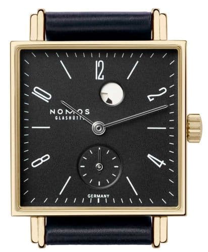 Nomos Glashütte Tetra Gold Gangreserve anthrazit