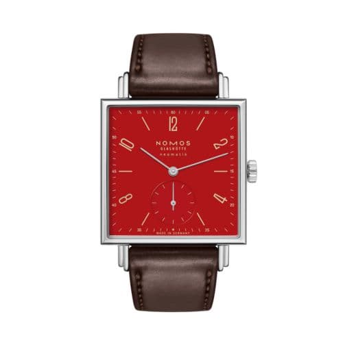 Nomos Glashütte Tetra Neomatik 39 175 Years Watchmaking Glashütte Red