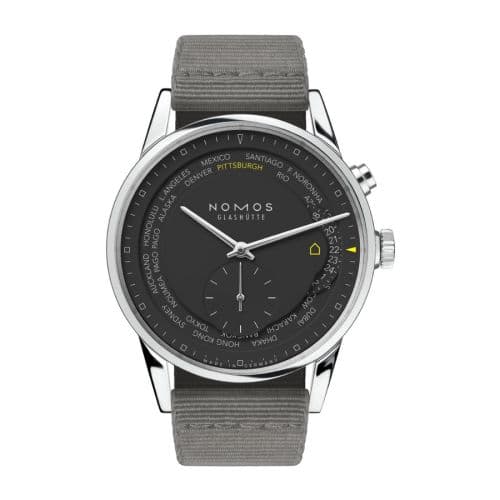 Nomos Glashütte Zürich Weltzeit Henne Jewelers