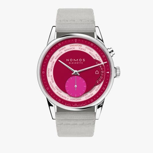 Nomos Glashütte Zürich Weltzeit Sambal / Revolution Magazine