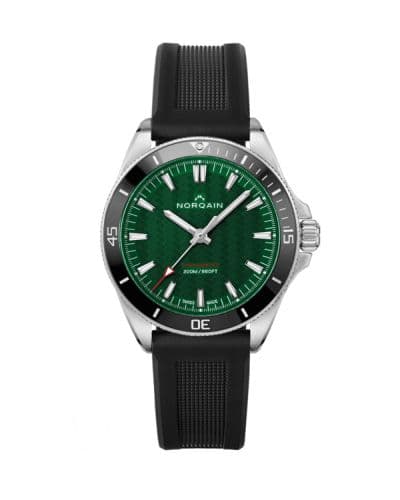 Norqain Adventure Neverest 40 Stainless Steel / Green / Black Rubber