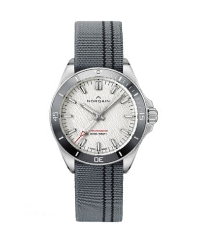 Norqain Adventure Neverest Glacier 40 Stainless Steel / Silver / Grey Flex