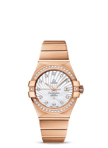 Omega Constellation Co-Axial 31 Red Gold / Diamond / MOP Supernova