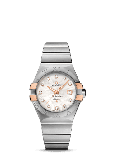 Omega Constellation Co-Axial 31 Stainless Steel / Red Gold Claws / MOP