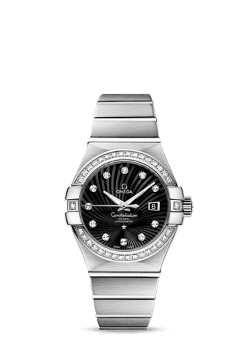 Omega Constellation Co-Axial 31 White Gold / Diamond / Black Supernova