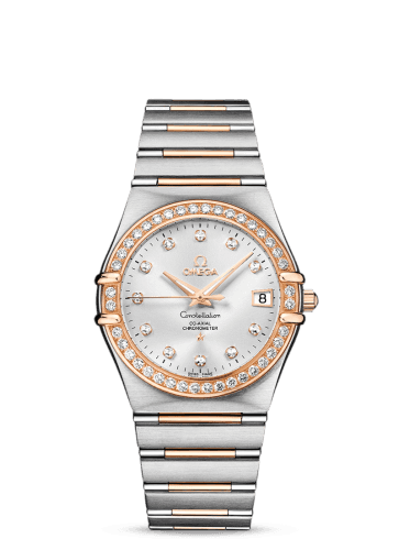 Omega Constellation Co-Axial 35.5 Red Gold / Silver / 160 Years