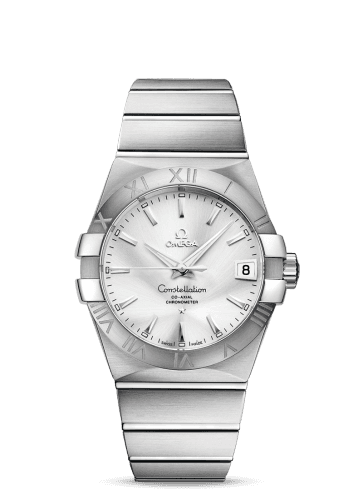 Omega Constellation Co-Axial 38 Stainless Steel / Silver