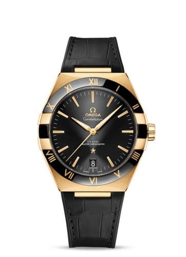 Omega Constellation Master Chronometer 41 Yellow Gold / Ceramic / Black