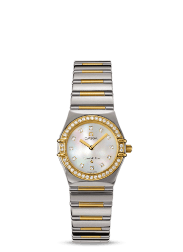 Omega Constellation Quartz 25.5 My Choice Stainless Steel / Yellow Gold / Diamond / MOP