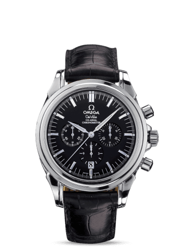 Omega De Ville Co-Axial 41 Chronograph Stainless Steel / Black