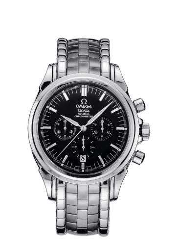 Omega De Ville Co-Axial 41 Chronograph Stainless Steel / Black / Bracelet