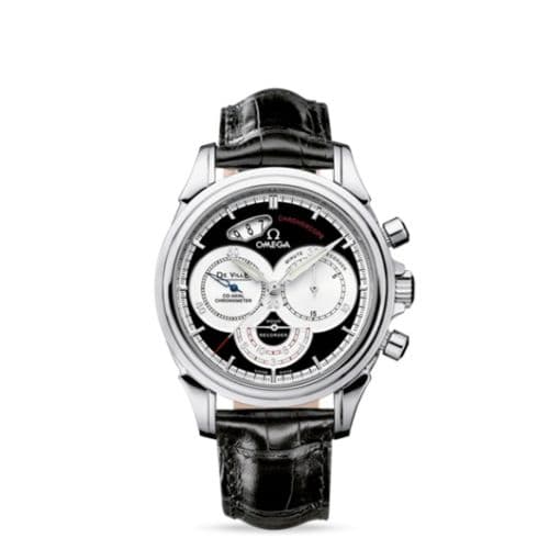 Omega De Ville Co-Axial 41 Chronoscope Stainless Steel / Black