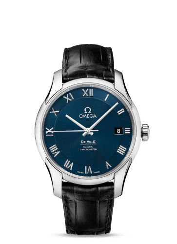 Omega De Ville Co-Axial 41 Stainless Steel / Blue