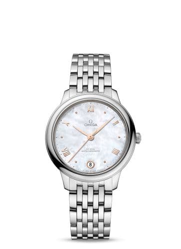 Omega De Ville Master Chronometer 34 Stainless Steel / MOP / Bracelet