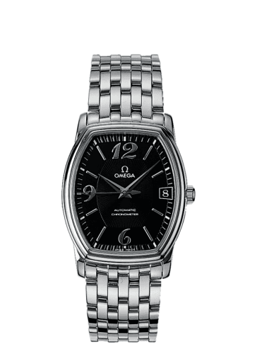 Omega De Ville Prestige Automatic 31.2 Tonneau Stainless Steel / Black / Bracelet