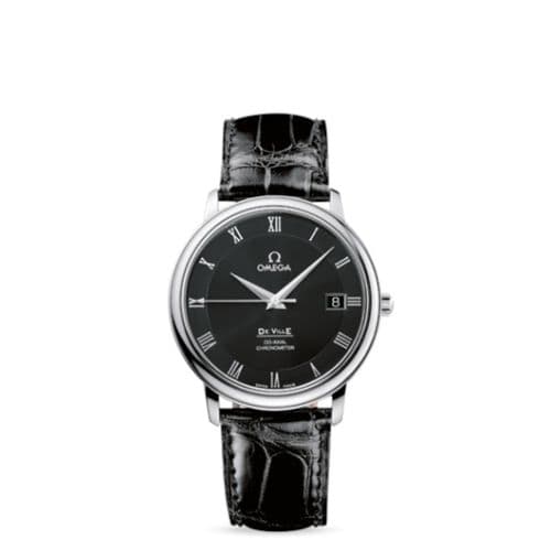Omega De Ville Prestige Co-Axial 36.5 Stainless Steel / Black