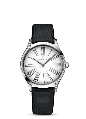 Omega De Ville Trésor 36 Stainless Steel / MOP Roman / Fabric