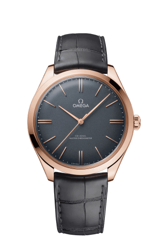 Omega De Ville Trésor Master Chronometer Sedna Gold / Grey Enamel