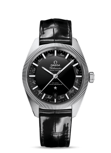 Omega Globemaster Annual Calendar Stainless Steel / Black