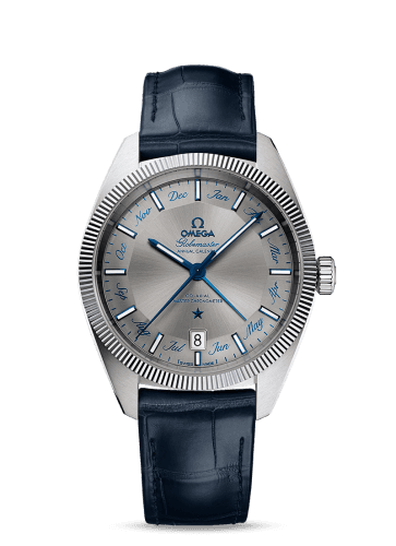 Omega Globemaster Annual Calendar Stainless Steel / Silver