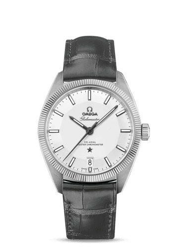 Omega Globemaster Stainless Steel / Silver / Leather