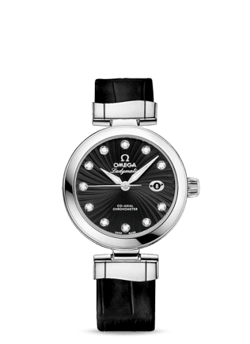 Omega LadyMatic Co-Axial 34 Stainless Steel / Black