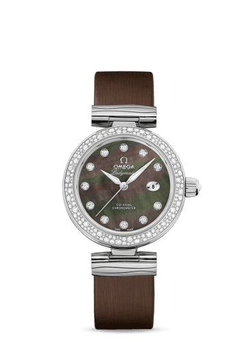 Omega LadyMatic Co-Axial 34 Stainless Steel / Diamond / Grey MOP