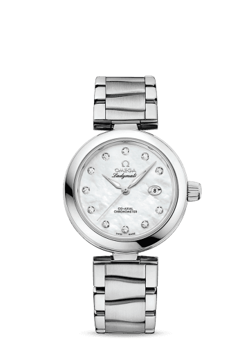 Omega LadyMatic Co-Axial 34 Stainless Steel / MOP / Bracelet
