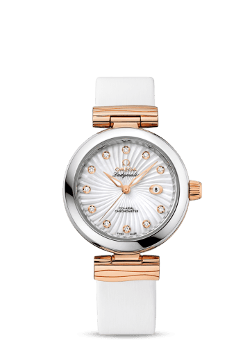 Omega LadyMatic Co-Axial 34 Stainless Steel / Red Gold / MOP