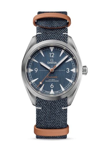 Omega Railmaster Omega Co-Axial Master Chronometer 40 Stainless Steel / Blue / NATO