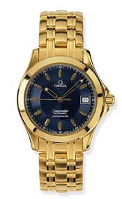 Omega Seamaster 120M Automatic 36.25 Yellow Gold / Blue