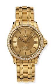 Omega Seamaster 120M Automatic 36.25 Yellow Gold / Diamond / Champagne