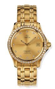 Omega Seamaster 120M Automatic 36.25 Yellow Gold / Diamond / Champagne