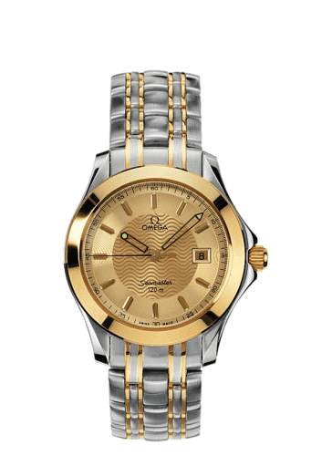 Omega Seamaster 120M Quartz 41 Stainless Steel / Yellow Gold / Champagne / Bracelet