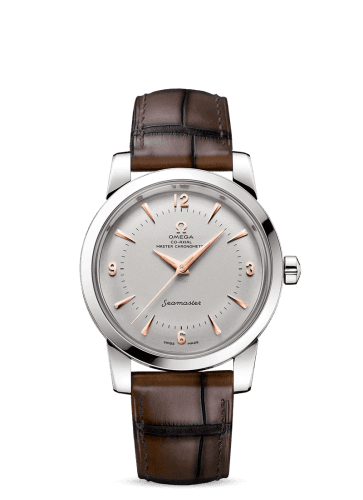 Omega Seamaster 1948 Central Seconds Platinum / Silver / Alligator