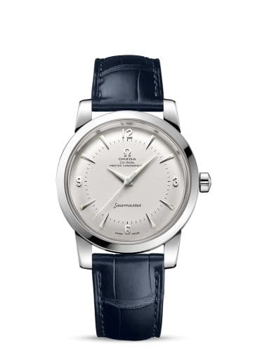 Omega Seamaster 1948 Central Seconds Stainless Steel / Silver / Leather