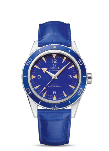 Omega Seamaster 300 Co-Axial Master Chronometer Platinum / Lapis Lazuli