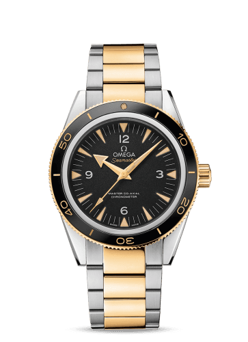 Omega Seamaster 300 Master Co-Axial Stainless Steel / Yellow Gold / Black / Bracelet