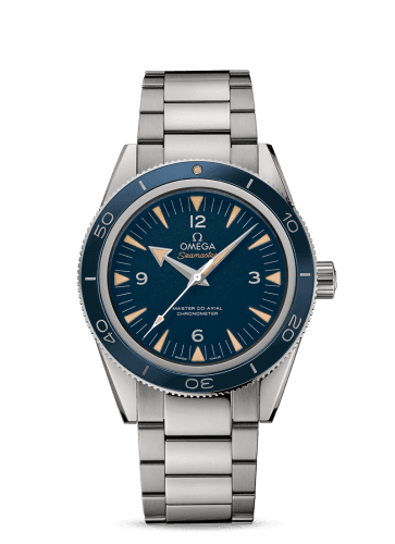 Omega Seamaster 300 Master Co-Axial Titanium / Blue / Bracelet