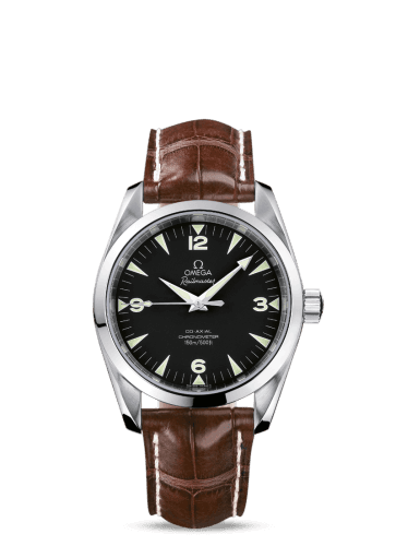 Omega Seamaster Aqua Terra 150M Co-Axial 36.2 Railmaster / Brown Alligator