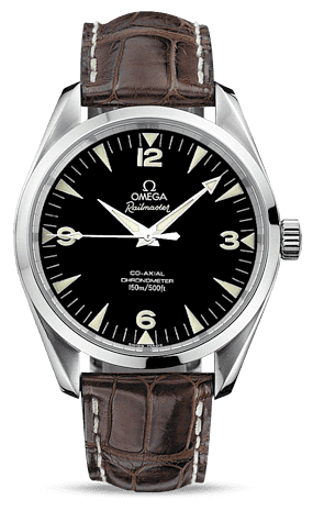 Omega Seamaster Aqua Terra 150M Co-Axial 39.2 Railmaster / Brown Alligator