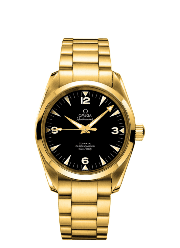 Omega Seamaster Aqua Terra 150M Co-Axial 39.2 Railmaster Yellow Gold / Bracelet
