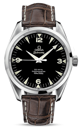 Omega Seamaster Aqua Terra 150M Co-Axial 42.2 Railmaster / Brown Alligator