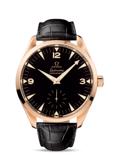 Omega Seamaster Aqua Terra 150M Hand Wound 49.2 Railmaster Red Gold / Brown Alligator