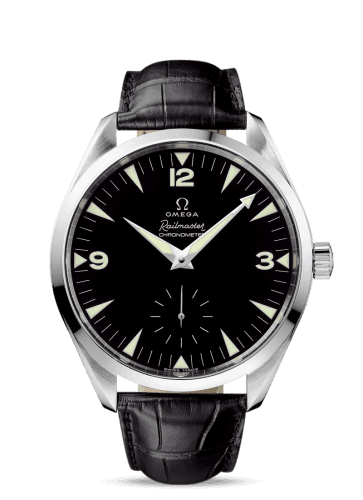 Omega Seamaster Aqua Terra 150M Hand Wound 49.2 Railmaster White Gold / Brown Alligator