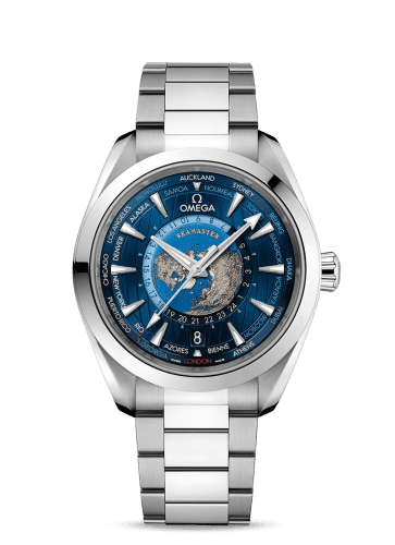 Omega Seamaster Aqua Terra 150M Master Chronometer 43 Worldtimer Stainless Steel / Blue / Bracelet