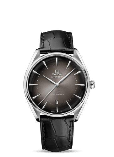 Omega Seamaster Master Co-Axial 39.5 Paris Edition Stainless Steel / Grey / Alligator