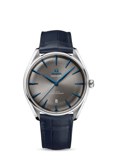 Omega Seamaster Master Co-Axial 39.5 UAE Edition Stainless Steel / Grey / Alligator