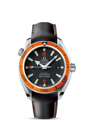 Omega Seamaster Planet Ocean 600M Co-Axial 42 Stainless Steel / Orange / Rubber