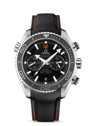 Omega Seamaster Planet Ocean 600M Co-Axial 45.5 Chronograph Stainless Steel / Orange Numerals / Rubber
